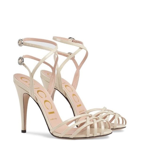 gucci patent leather sandal